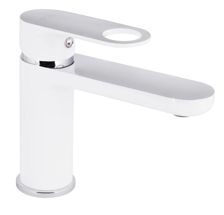 Смеситель для раковины Qtap Jay k35 Chrome/White (QTJAY270CRW45551)