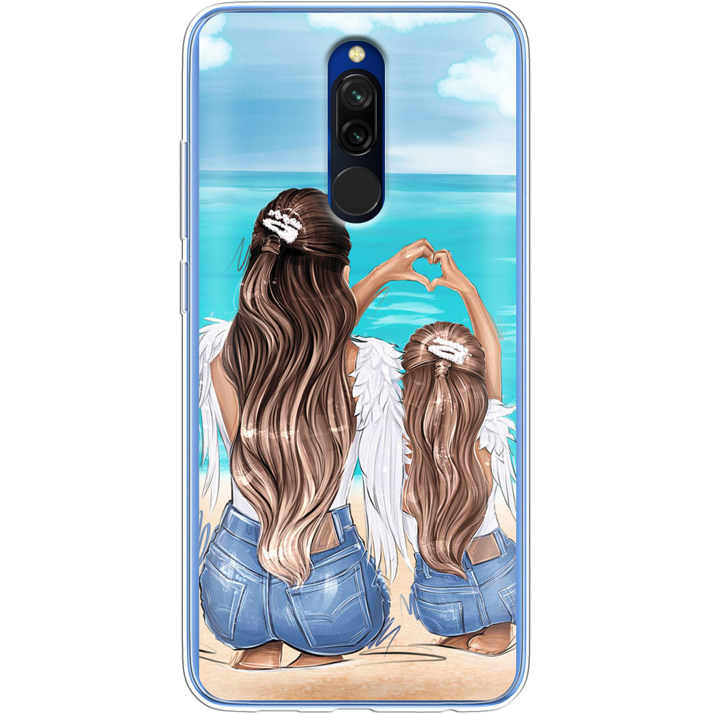 Чехол Boxface Xiaomi Redmi 8 Family Vacation Прозрачный силикон (38411-up2380-38411)