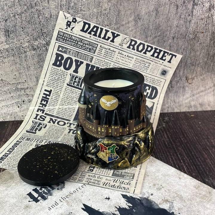 Свічка воскова в кашпо Замок Хогвартс (1607)