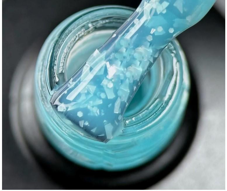 База для гель-лаку каучукова з поталлю Saga Leaf Base №12 9 мл