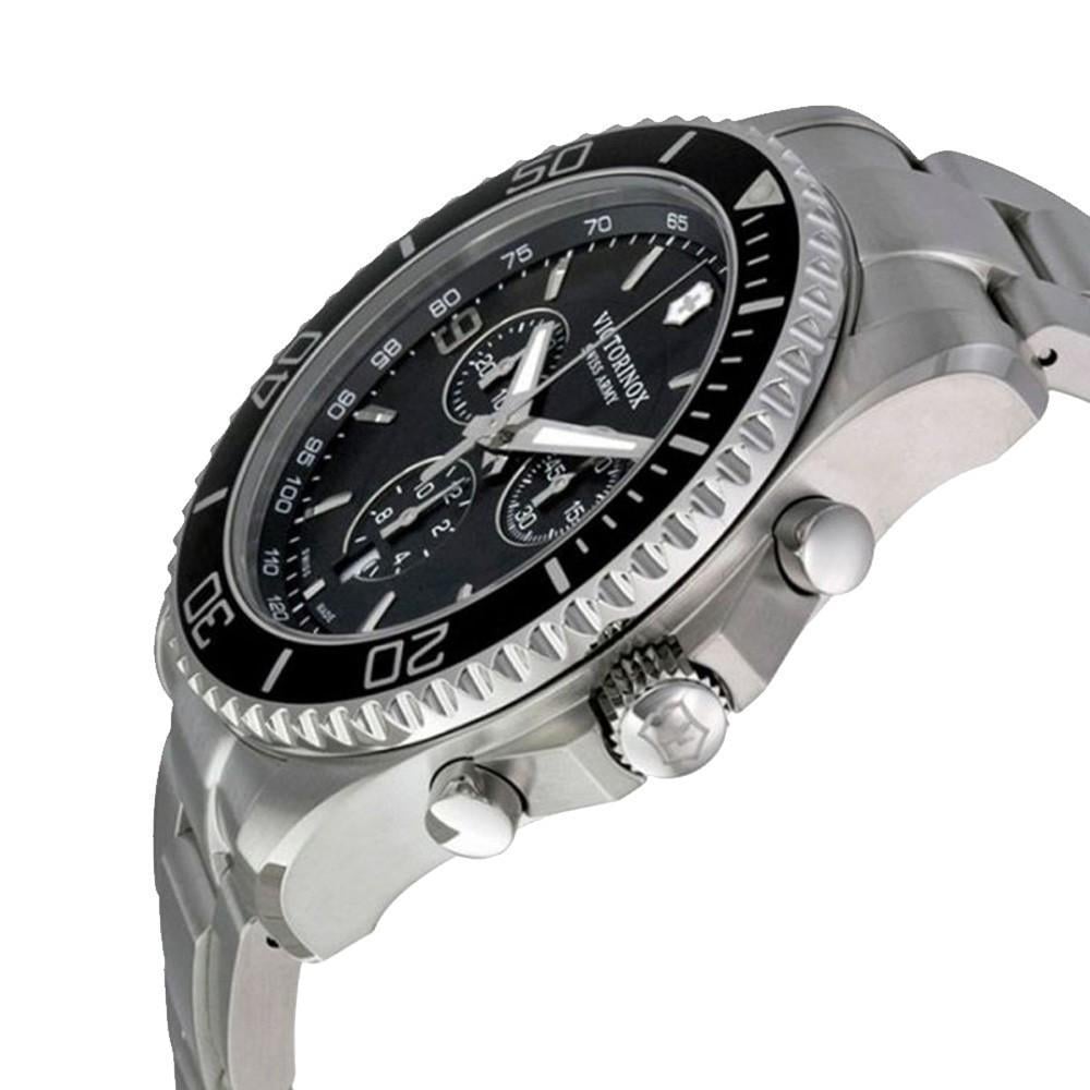 Наручний годинник чоловічий Victorinox Swiss Army Maverick Chrono кварцевий Silver (V241695) - фото 2 Наручний годинник чоловічий Victorinox Swiss Army Maverick Chrono кварцевий Silver (V241695) - фото 2