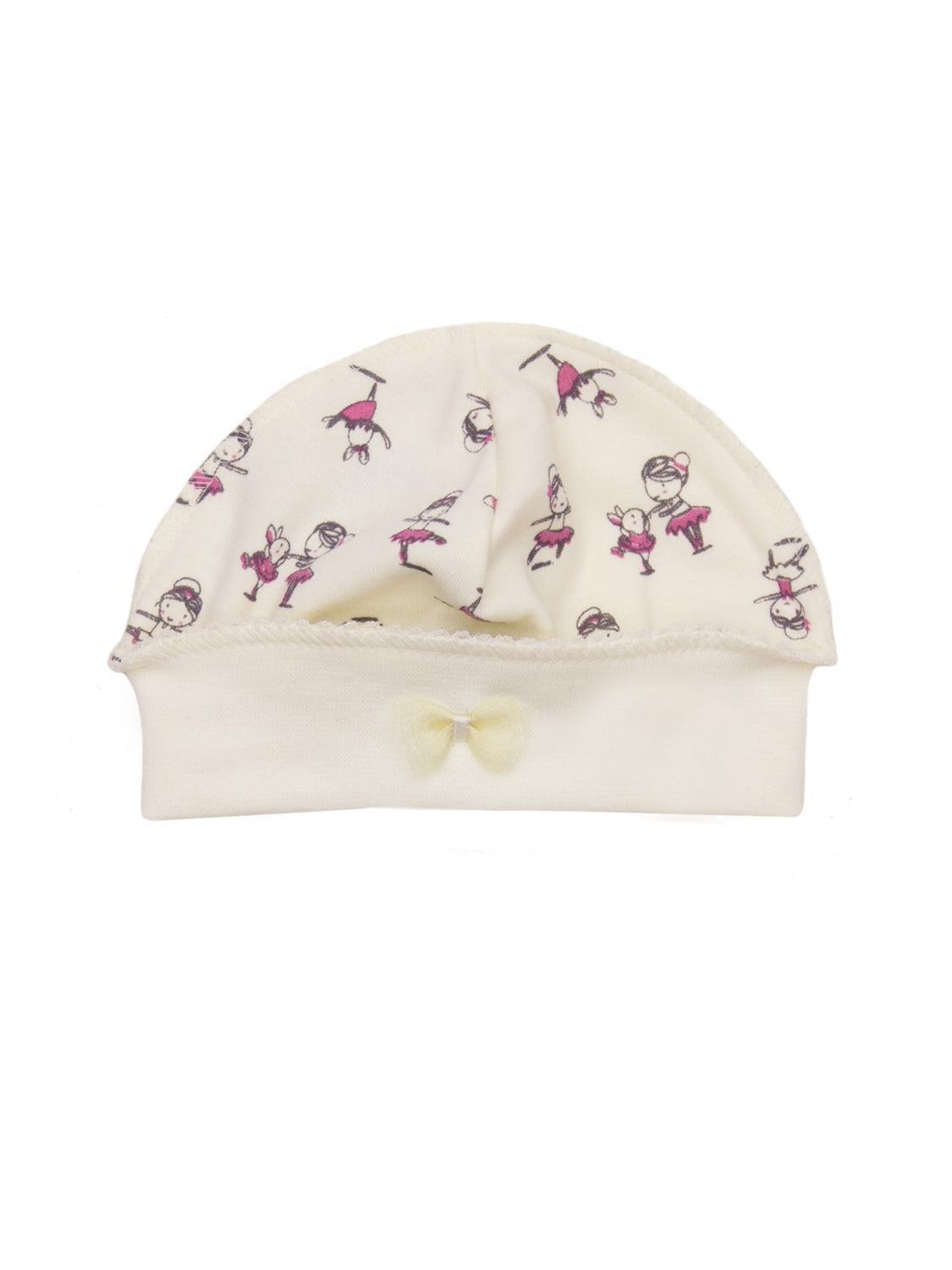Шапочка для новорожденных Smil рисунок 47 см Кремовый (118541)