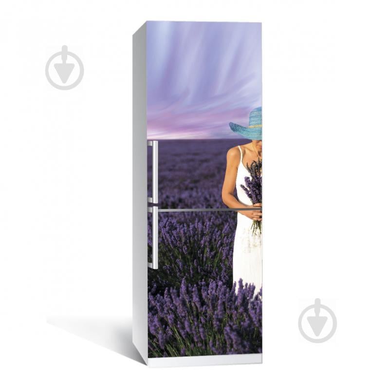 Наклейка на холодильник Zatarga Лаванда 650х2000 мм Фіолетовий (Z180078)