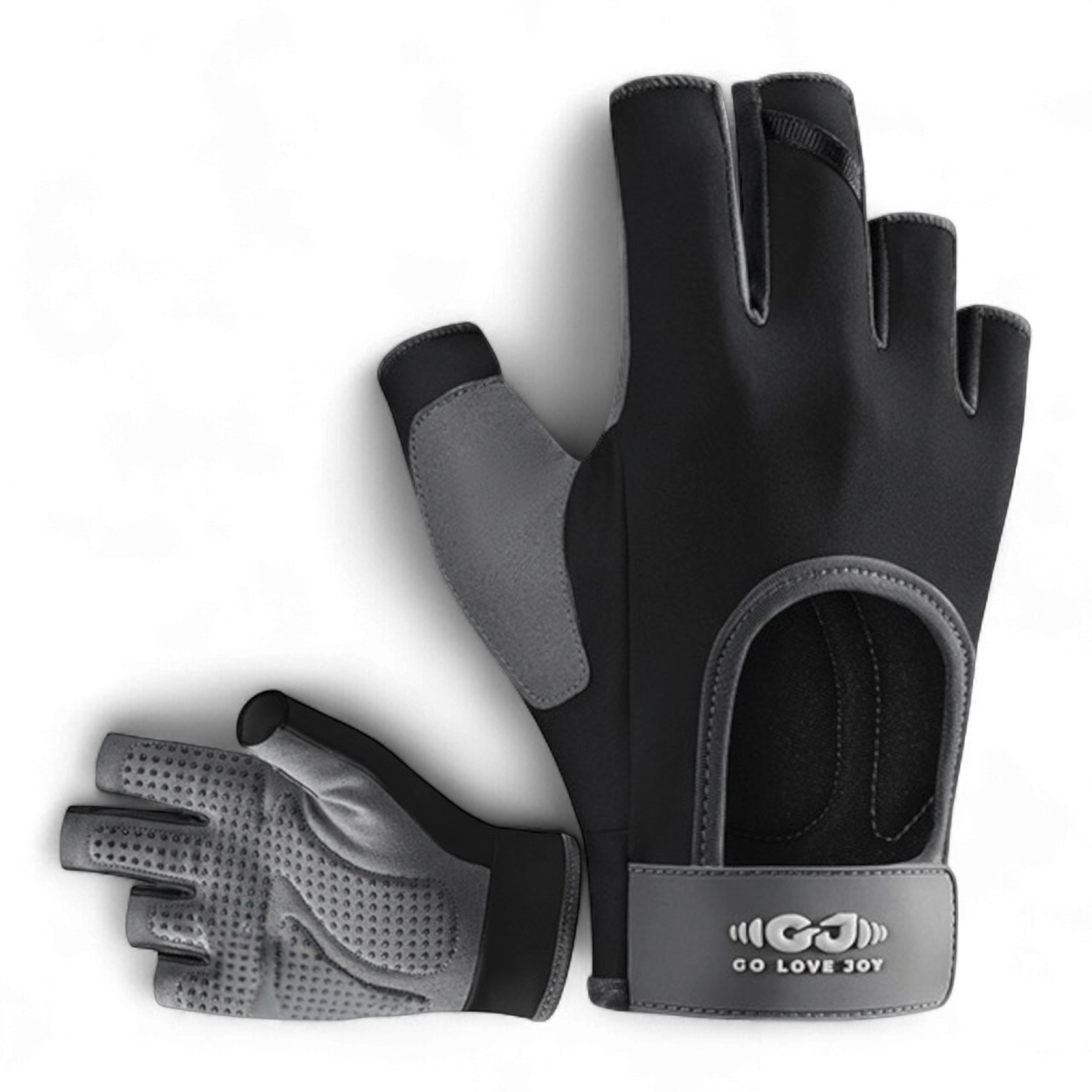 Перчатки без пальцев Univerza для велоспорта противоскользящие с амортизацией Черный