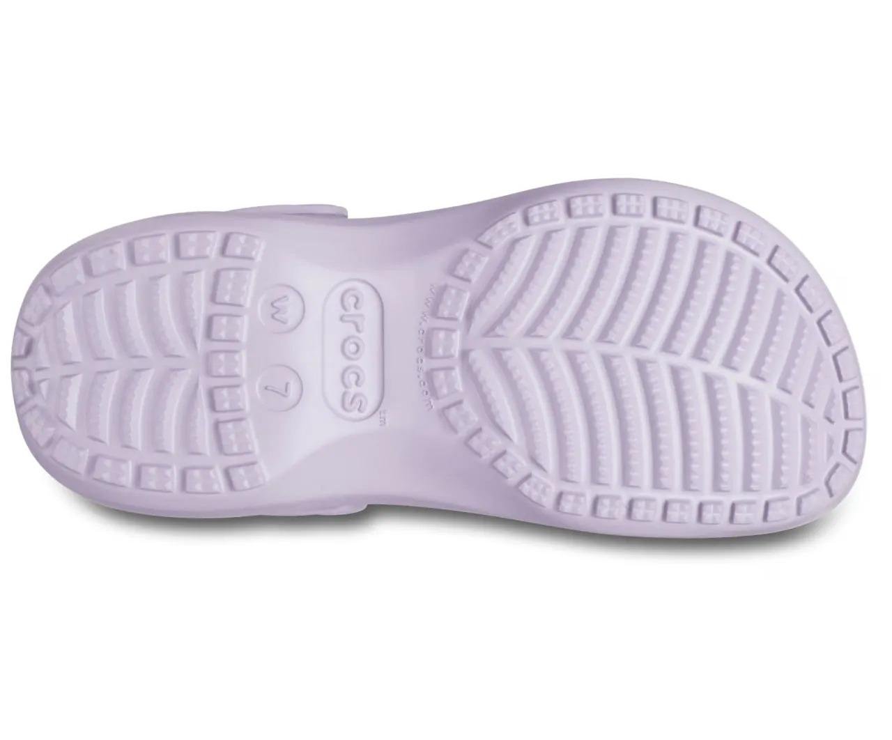 Кроксы женские Crocs Classic Platform Clog W7 р. 37 38-23 см Mauve Mist (206750) - фото 6