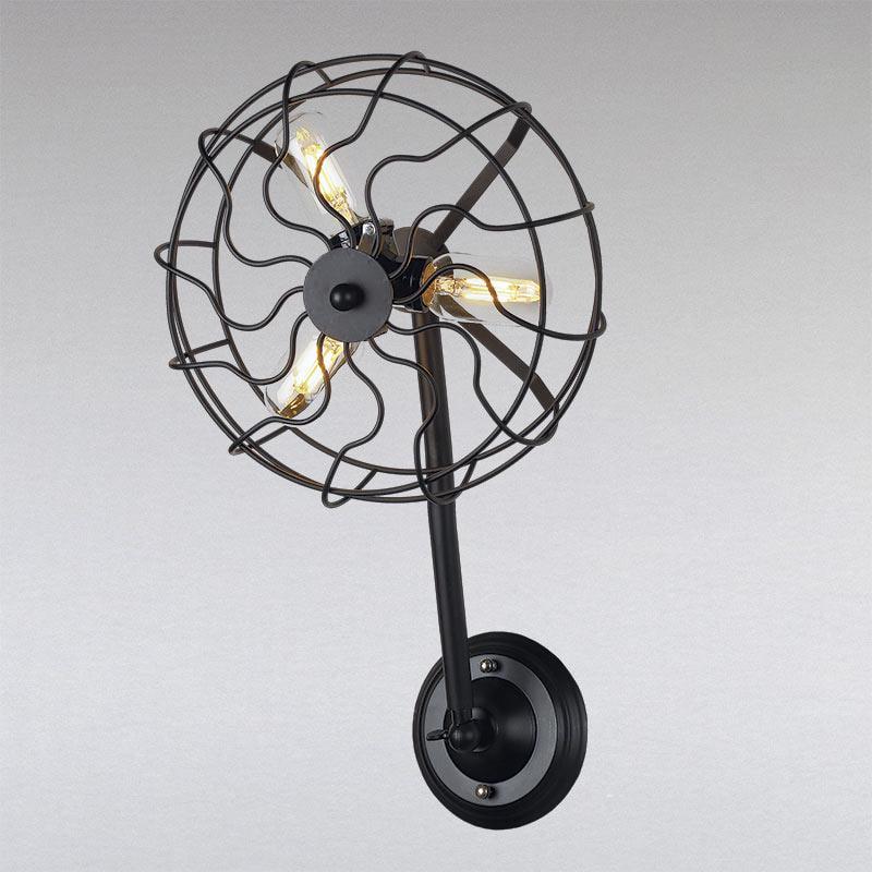 Бра лофт Light House LS-11092-3W Черный