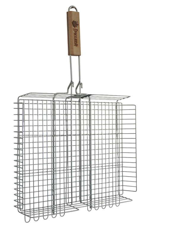 Решітка гриль з складною ручкою 30x25 см (26030581)