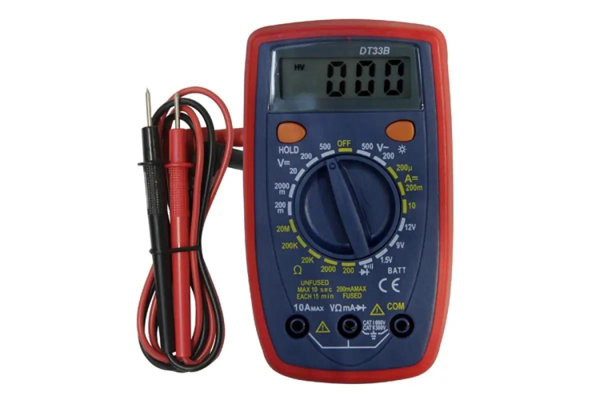 Мультиметр цифровий Digital Tech DT33B з підсвічуванням (3-9-66-113)