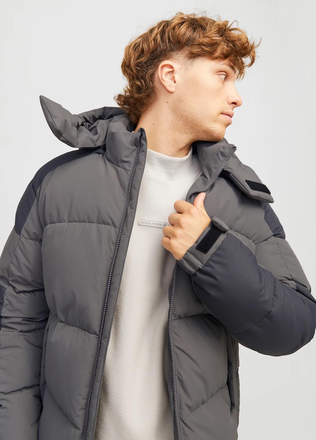 Куртка мужская Jack & Jones S 12260428х60 см Серый - фото 2 Куртка мужская Jack & Jones S 12260428х60 см Серый - фото 2