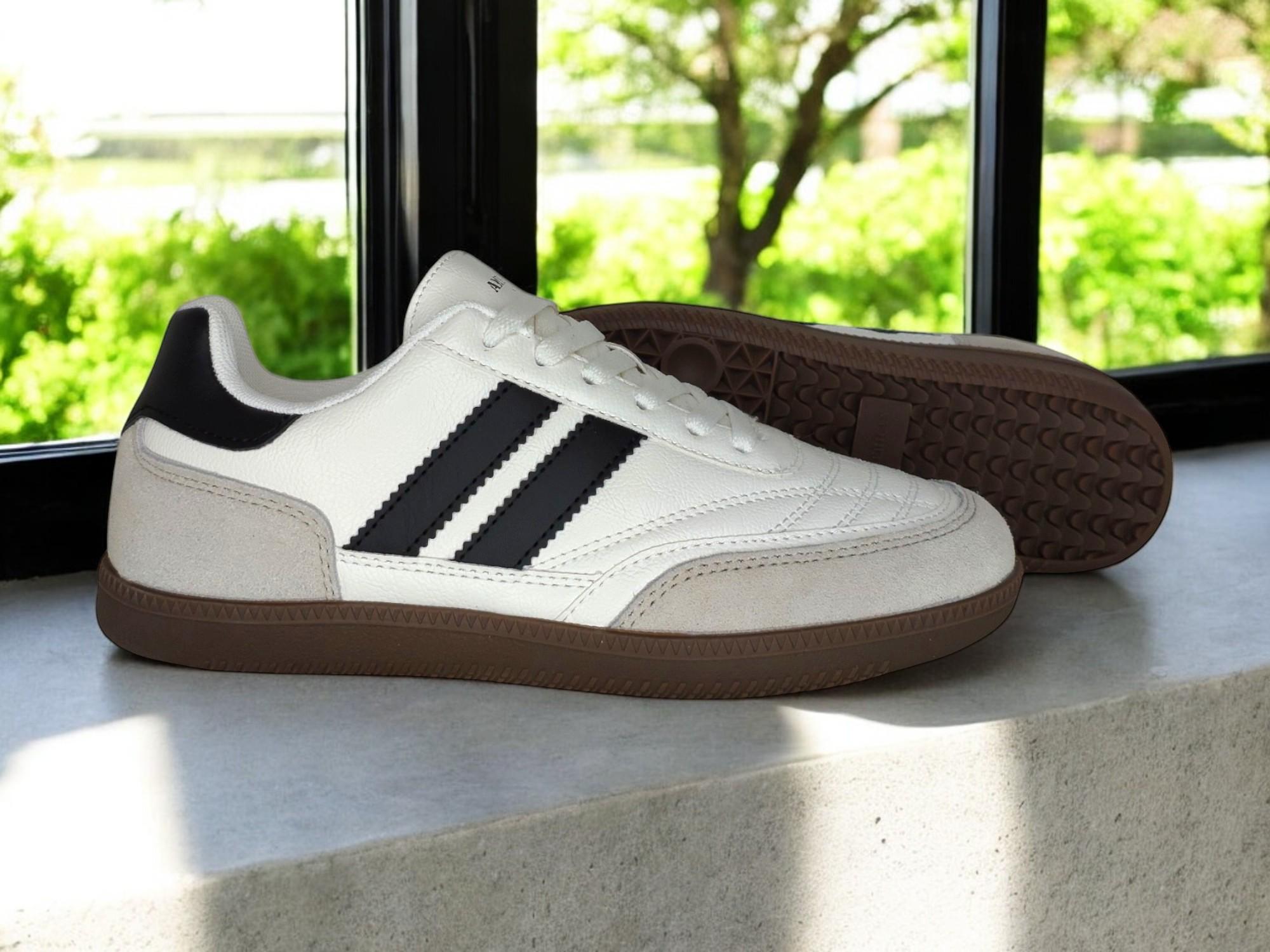 Кросівки American club 32W натуральна шкіра р. 42 Білий (25186377) - фото 4