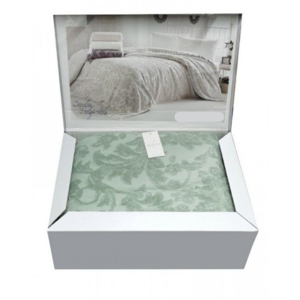 Простирадло махрове Maison D'or Sanda Sage євро 220x240 см