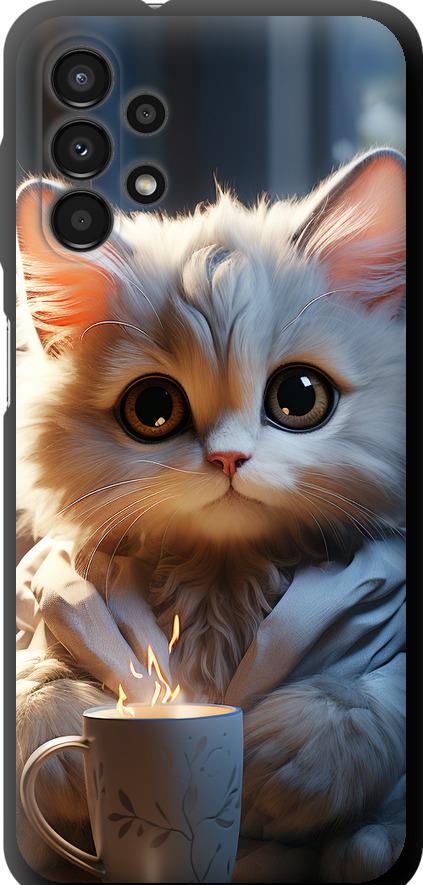 Чехол на Samsung Galaxy A13 A135F White cat (5646b-2498-42517)