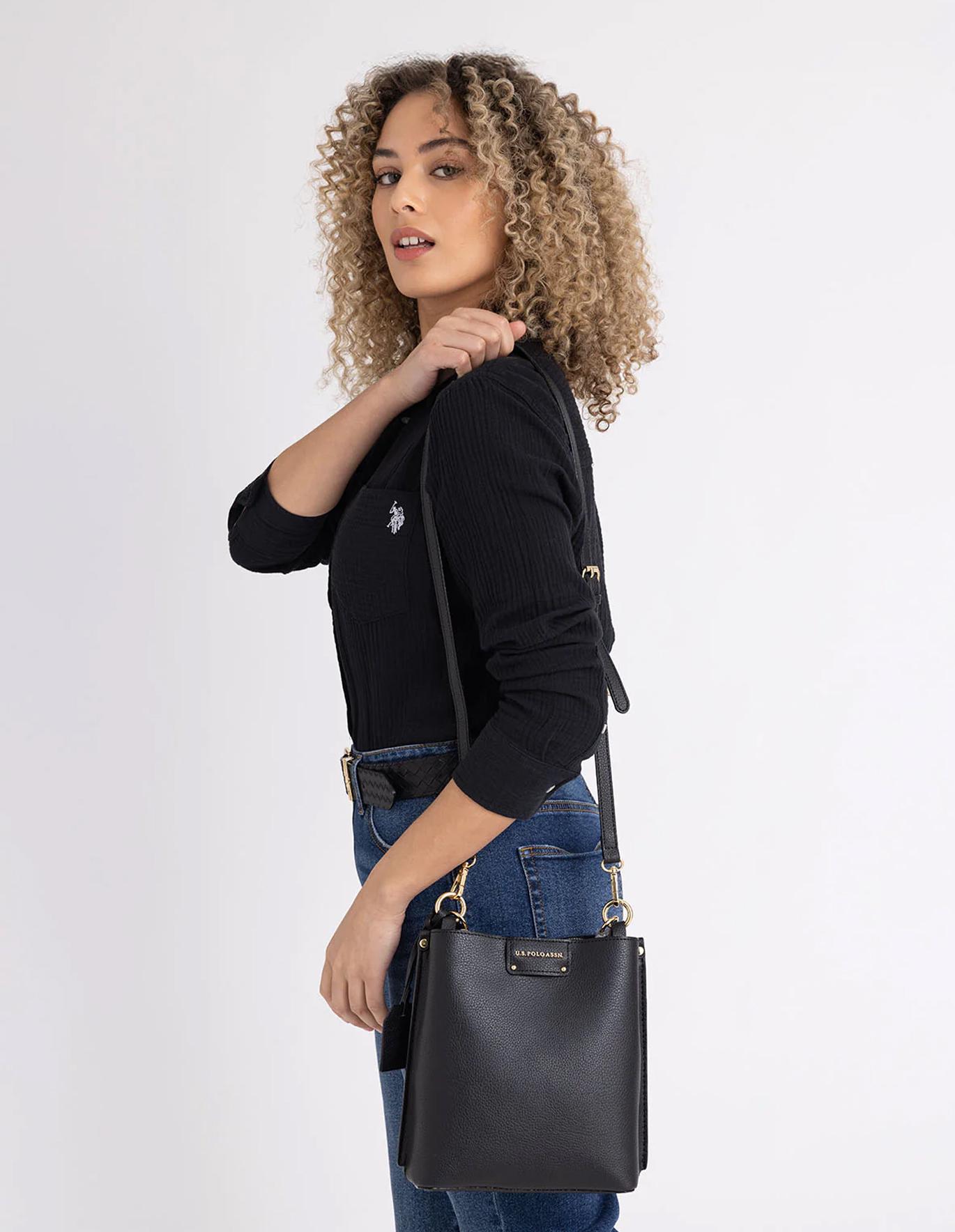 Сумка-мішок U.S. POLO ASSN Чорний (0357) - фото 4 Сумка-мішок U.S. POLO ASSN Чорний (0357) - фото 4