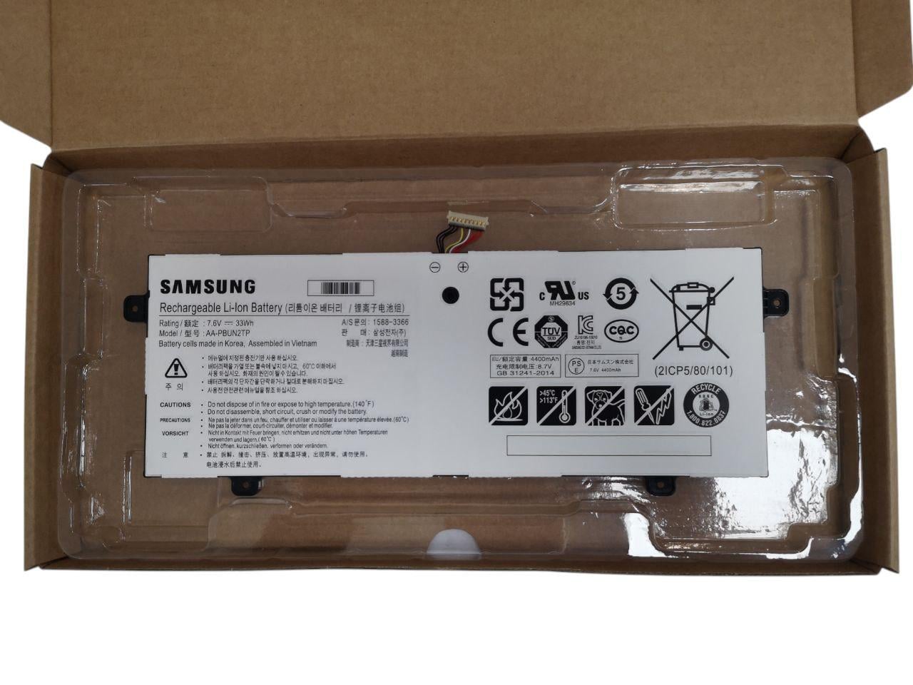 Аккумулятор для Samsung NT500R3M/NP500R3M/Chromebook 3 XE500C13/XE501C13/AA-PBUN2TP 4400 mAh 33Wh