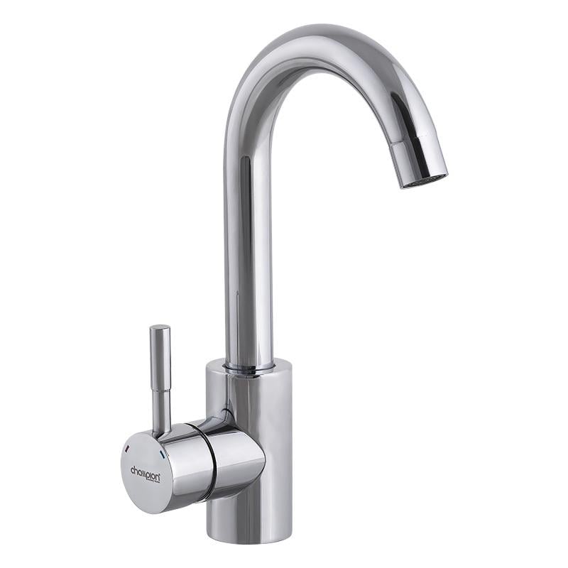 Змішувач для умивальника Champion SUS-001 CH0334 одноважільний Хром (116495)