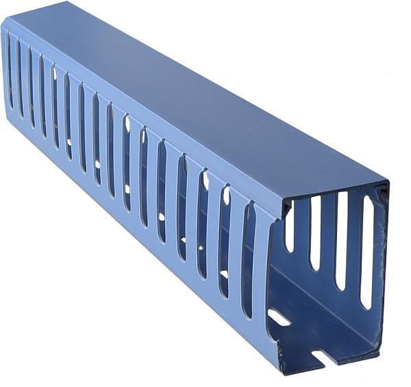 Короб перфорированный АСКО 50x80 мм 2 пог. м ПВХ Синий (A0070020022)