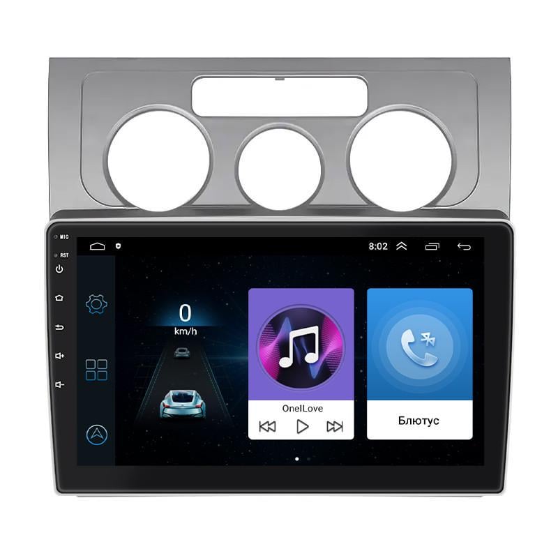 Автомагнітола штатна Lesko для Volkswagen Touran I рестайлінг 2006-2010 10" 1/16Gb Wi-Fi GPS Base MOB
