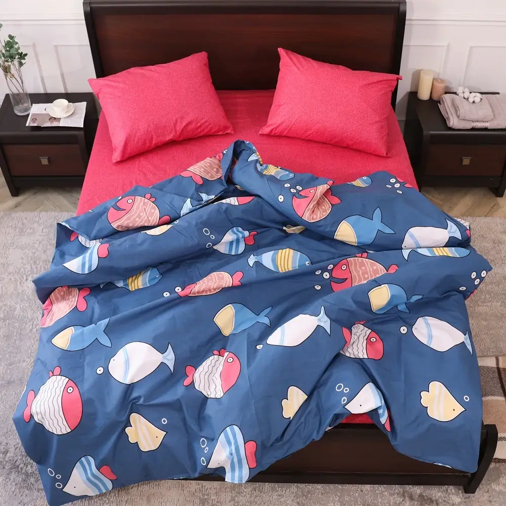 Комплект постельного белья детский ТМ Черешенька из Бязи Gold 150х220 cм (40048)