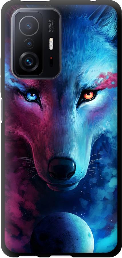 Чехол на Xiaomi 11T Pro Арт-волк (3999b-2552-42517) Чехол на Xiaomi 11T Pro Арт-волк (3999b-2552-42517)