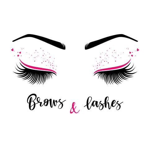 Наклейка интерьерная FroDecal "Brows and Lashes" 1500х930 мм Черный/Малиновый (fr00046_2_070_041)