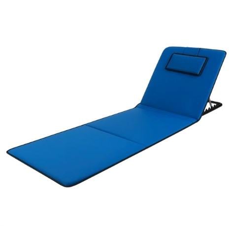 Коврик пляжный Trizand с регулируемой спинкой/подушкой/карманом на молнии (23617)