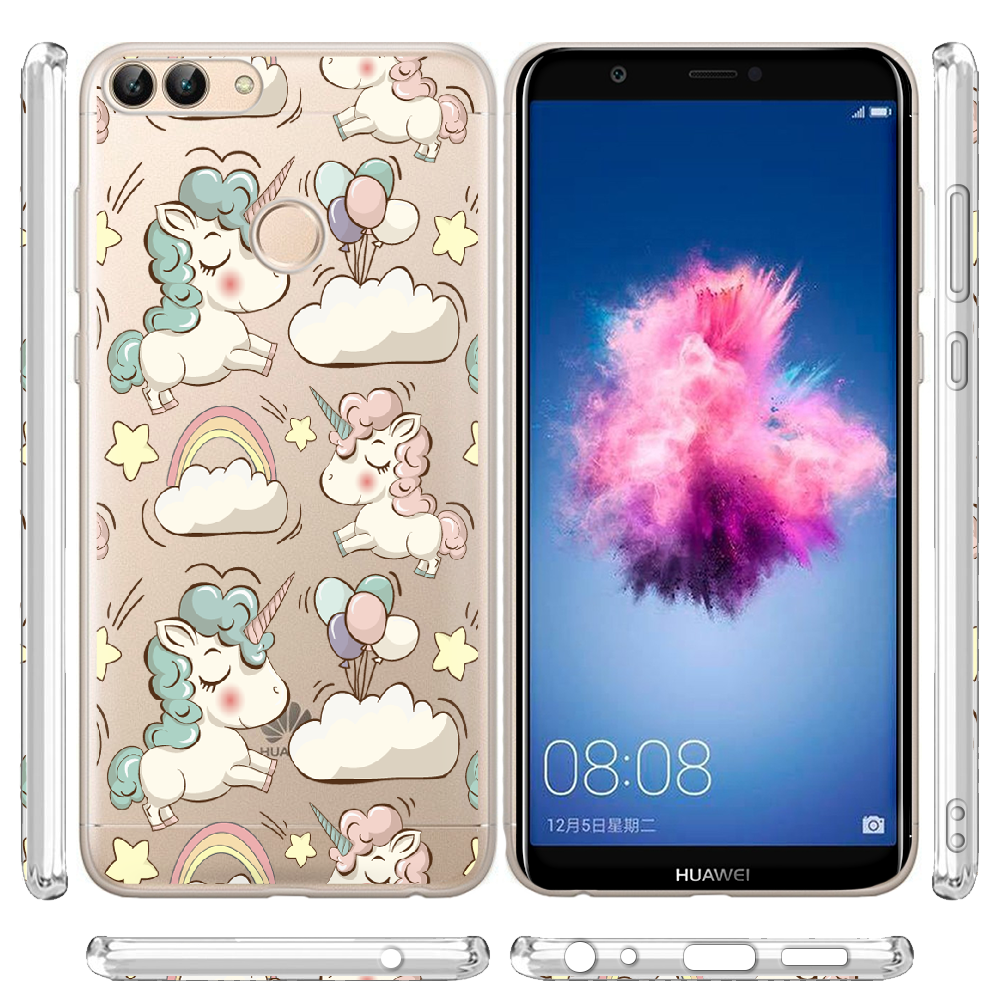 Чехол Boxface Huawei P Smart Unicorns Прозорий силікон (32669-cc2-32669) - фото 3