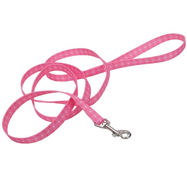 Поводок для собак Coastal Pet Attire Style Розовая точка 2,5х180 см (76484774140)