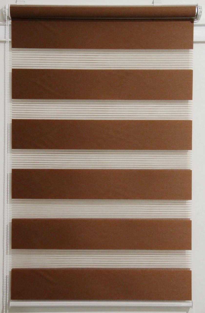 Рулонная штора день-ночь Miranda ВН DN-202 67,5х200 см Коричневый (ВН DN-202-113)