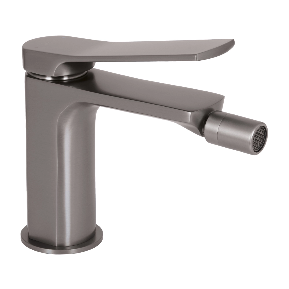 Смеситель для биде Qtap Slavonice Gunmetal Black PVD (k35)