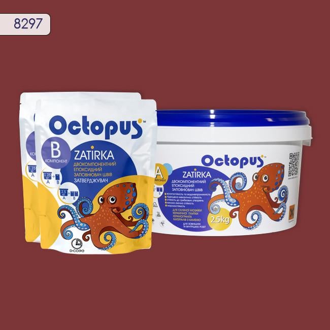 Затирка для плитки Octopus Zatirka 8297 эпоксидная 2,5 кг