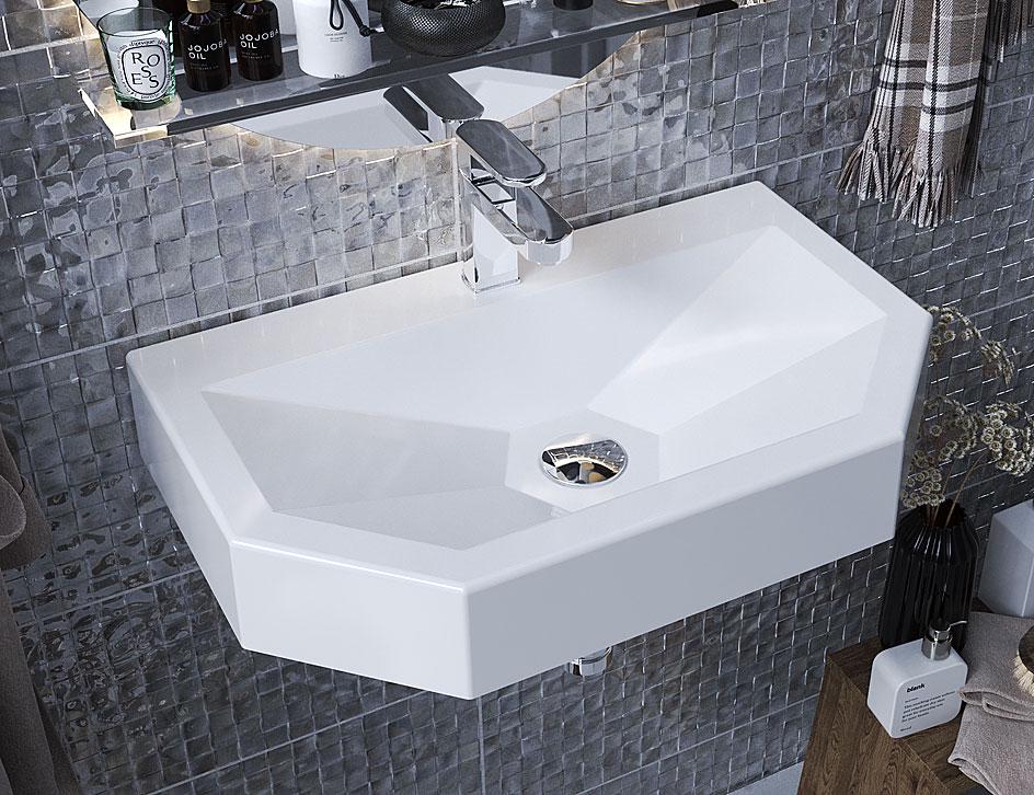 Умивальник підвісний Status Convers 60 White (675) - фото 5