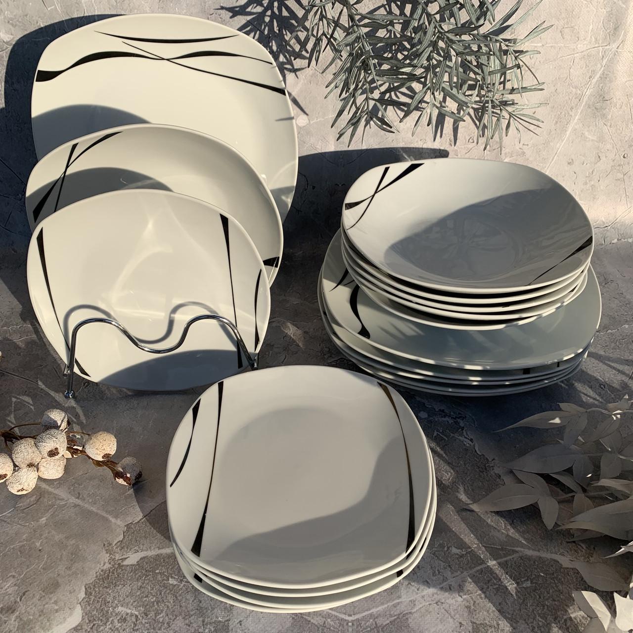 Набор посуды Edenberg фарфоровый на 6 персон 18 пр.(EB-504)