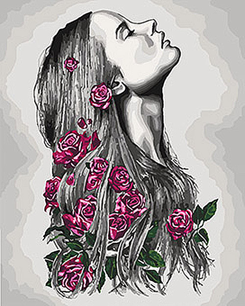 Картина по номерам Расцветаю 40х50 см (KHO4576)