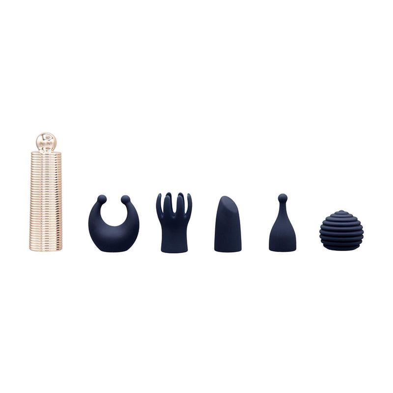 Вибромассажер Pillow Talk Secrets Desires Luxurious 6 Piece Mini Massager 7,2 см Золотистый (32892)