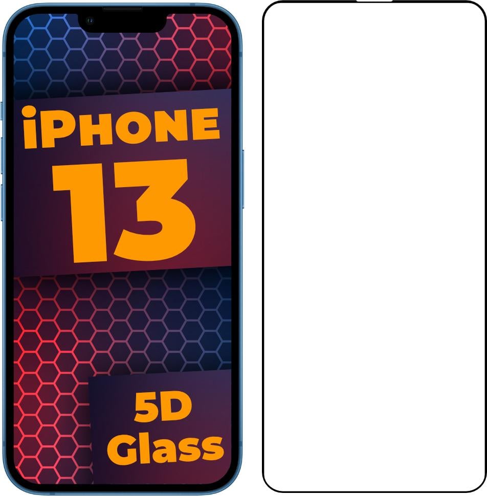 ᐉ Стекло 5D iPhone 13 защитное Full Glue Black (23838) • Купить в Киеве,  Украине • Лучшая цена в Эпицентр