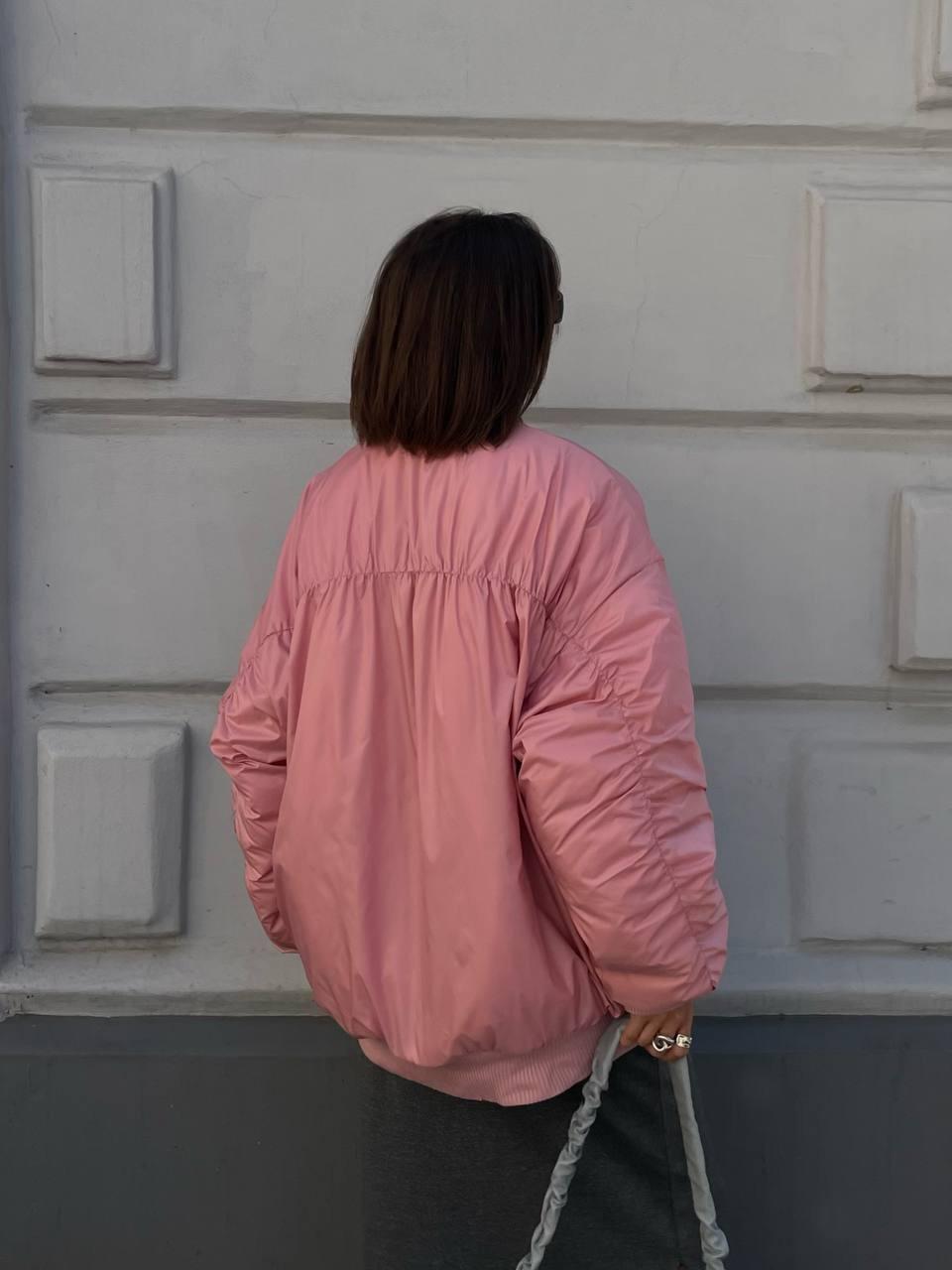 Бомбер зимній жіночий ZF Inspire 1650 L-XL Рожевий (1650-Р-L-XL) - фото 8 Бомбер зимній жіночий ZF Inspire 1650 L-XL Рожевий (1650-Р-L-XL) - фото 8