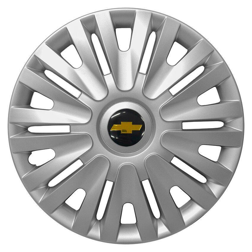 Комплект колпаков JAWOPLAST Alpha R15 для Chevrolet 4 шт. Silver (28434737)