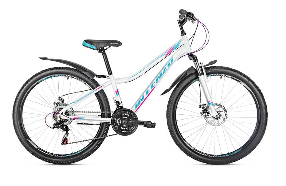 Велосипед горный женский Intenzo Terra Lady 13" 26" Белый/Бирюзовый (814b4ecf)