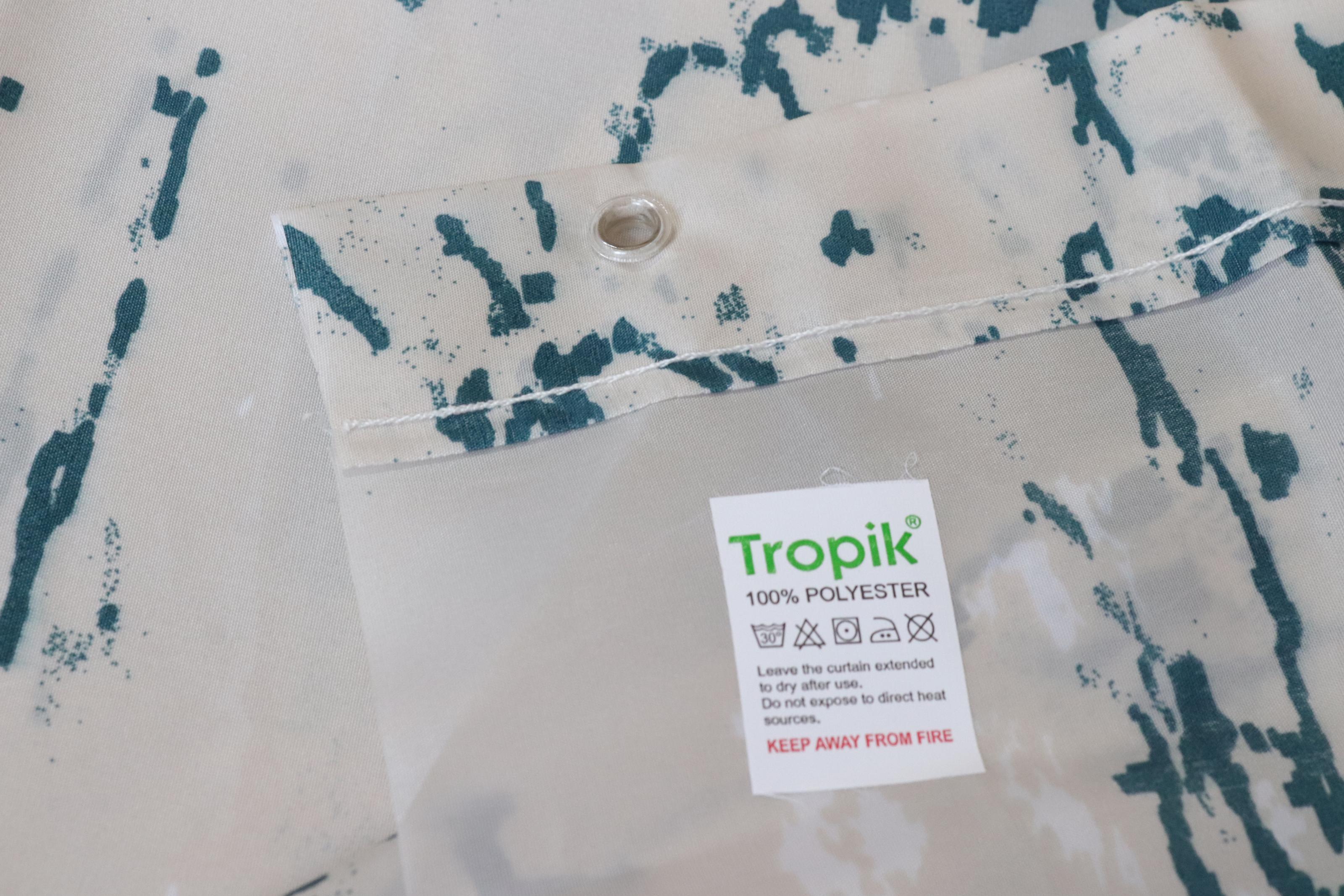 Штора для ванной Tropik Rose Marble 180x200 см (60066041) - фото 4 Штора для ванной Tropik Rose Marble 180x200 см (60066041) - фото 4