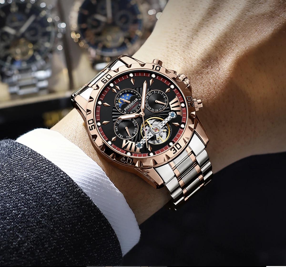 Годинник наручний Poedagar Mechanical (2435837632) - фото 5 Годинник наручний Poedagar Mechanical (2435837632) - фото 5