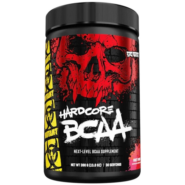 Аминокомплекс ВСАА Mutant Hardcore BCAA 390 г Фруктовый пунш Аминокомплекс ВСАА Mutant Hardcore BCAA 390 г Фруктовый пунш