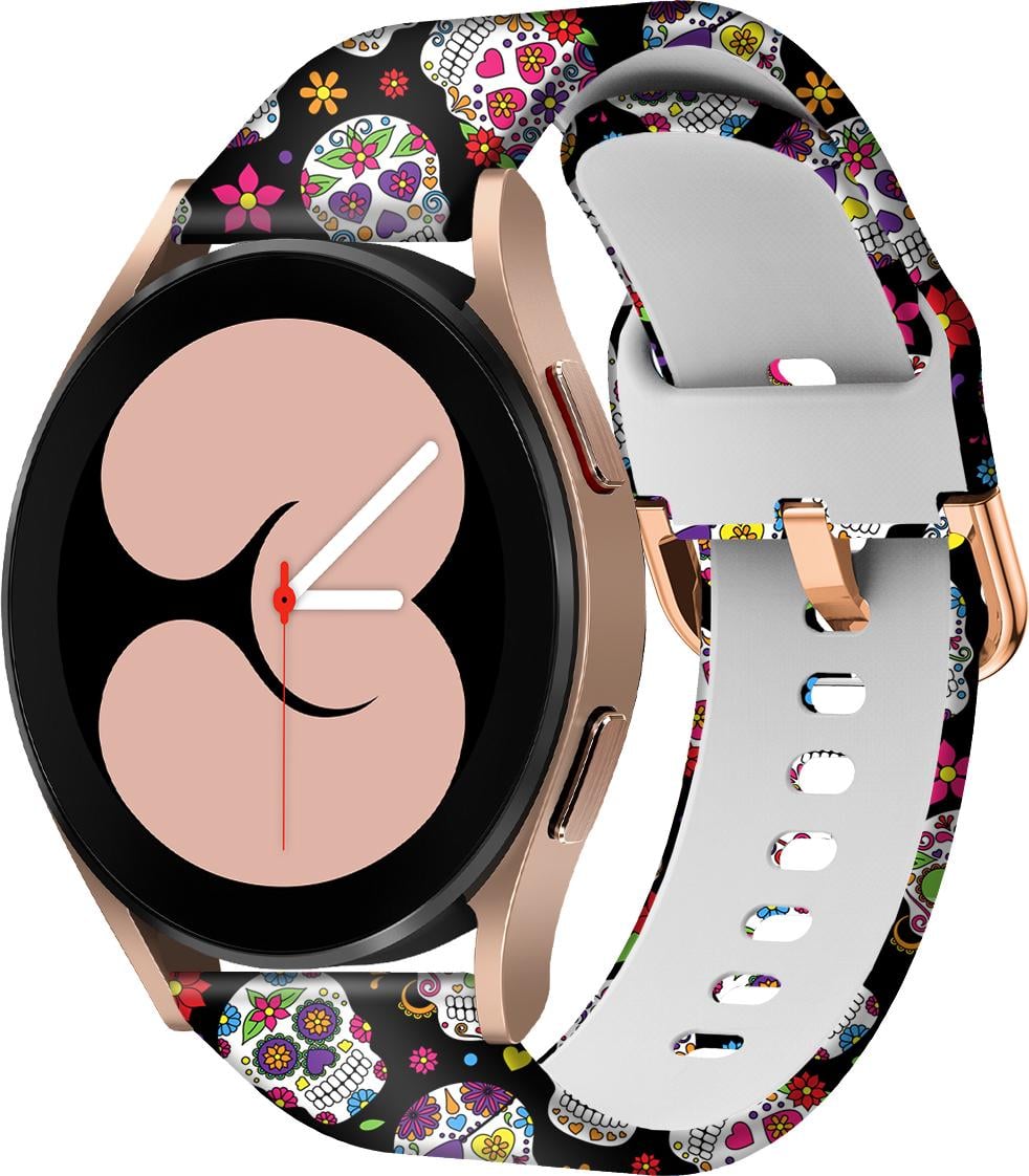 Ремешок Colorful для Galaxy Watch 4 40 мм Skull (28371)