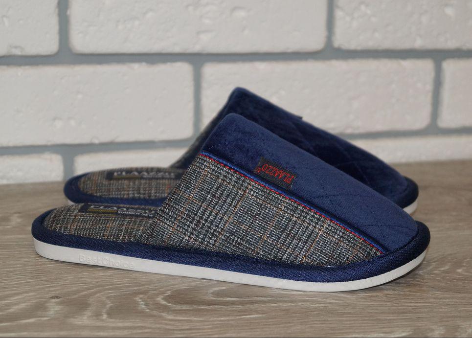 Тапочки подростковые Plaazzo р. 36/37 23 см Синий (30970-3637)