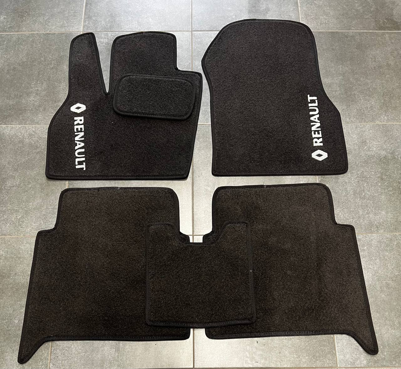 Коврики автомобильные ворсовые в салон для Renault ZOE 2019