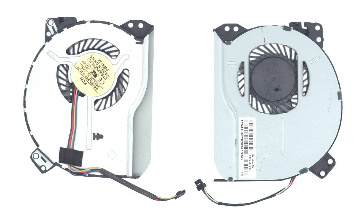 Кулер для ноутбука HP Pavilion Touchsmart 14-F 5V 0.5A 4-pin FCN