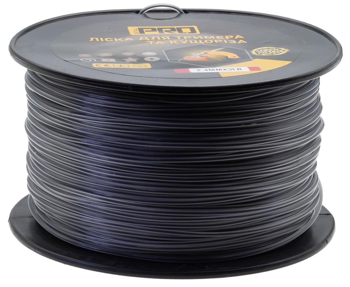 Леска косильная круг с кордом d 2,4 мм 3 LB 231 м