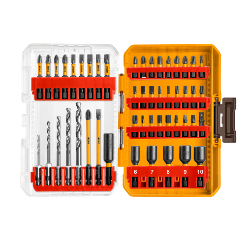 Набор INGCO INDUSTRIAL ударные биты/сверла/торцевые головки 49 шт. (000245497)