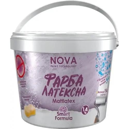 Фарба латексна Nova Mattlatex SmartFormula 1,4 кг (2688155931)