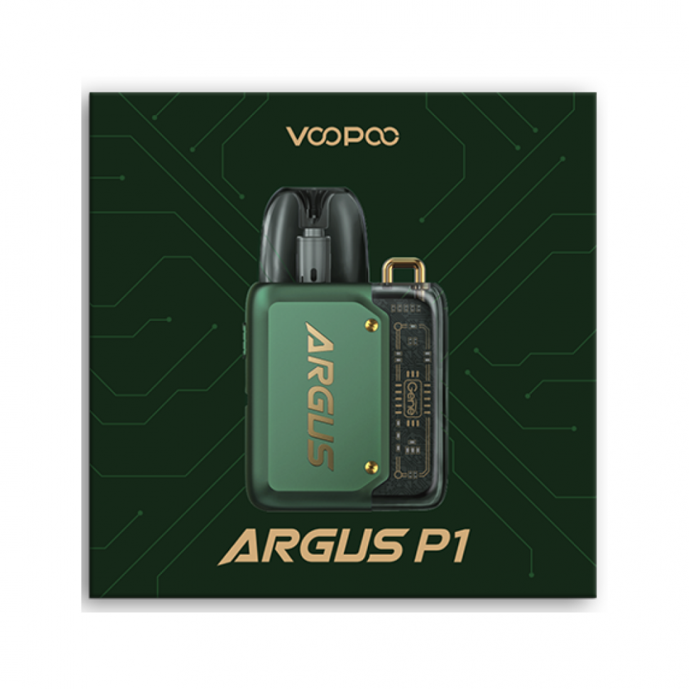 Под-система VooPoo Argus P1 Pod 800 mAh 2 мл Green - фото 6