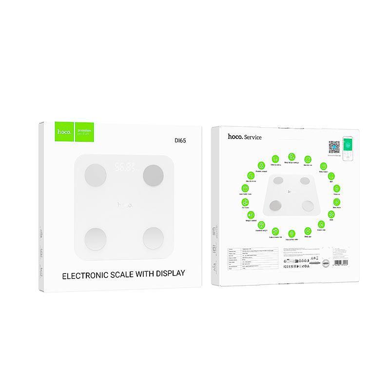 Ваги підлогові Hoco Trust DI65 White (8268-11730) - фото 5